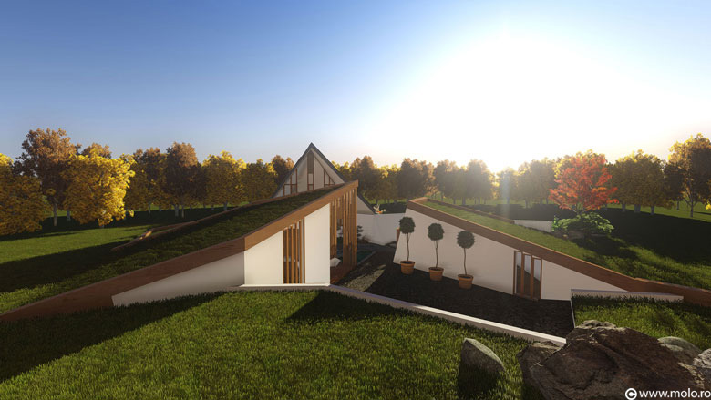 Landscape villa